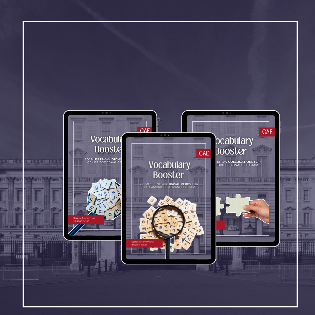 Zestaw: 300 Phrasal Verbs + 300 Collocations + 300 Idioms